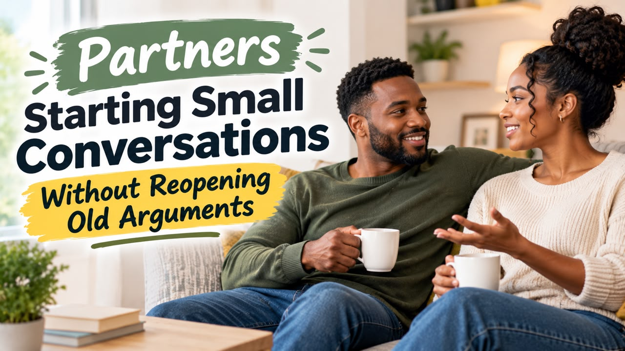 Partners Starting Small Conversations Without Reopening Old Arguments