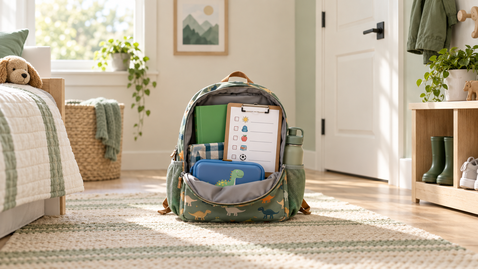 Morning Backpack Checklist PDF