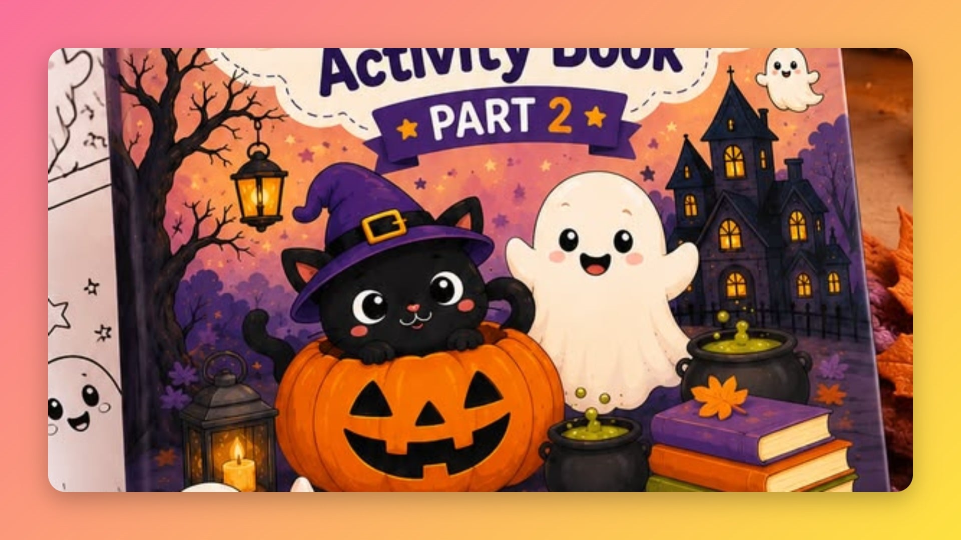 Halloween Coloring Book for Kids