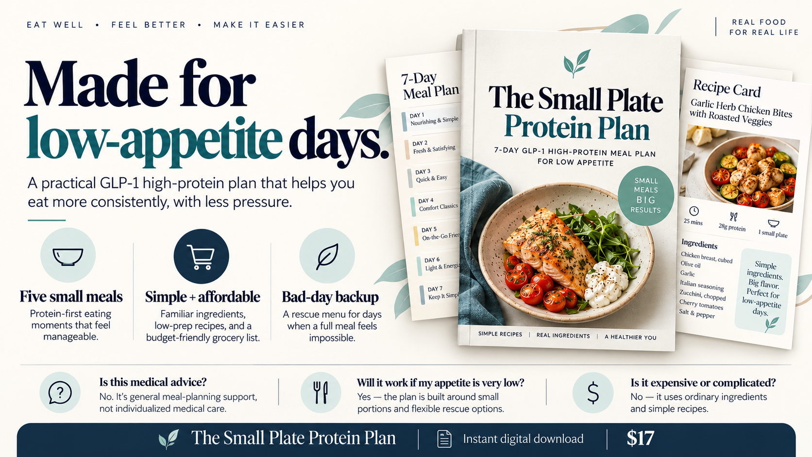 Small Plate Protein Plan