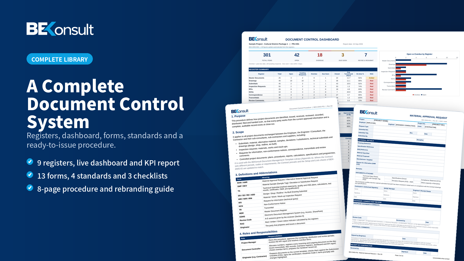 Document Control Complete Library: System, Forms & Procedure