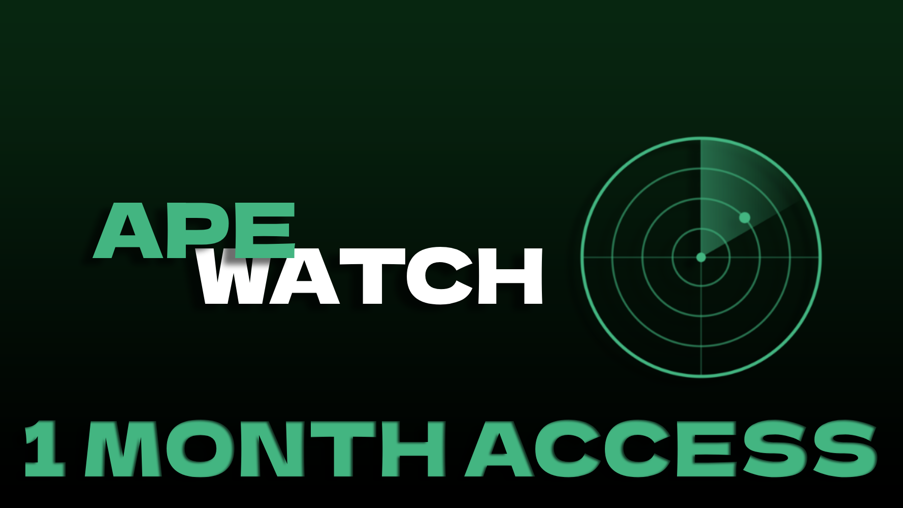 Ape Watch - 1 Month Access