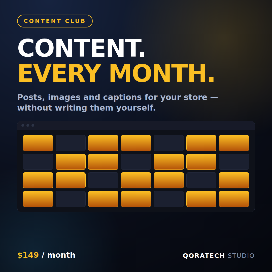 E-commerce Content Club