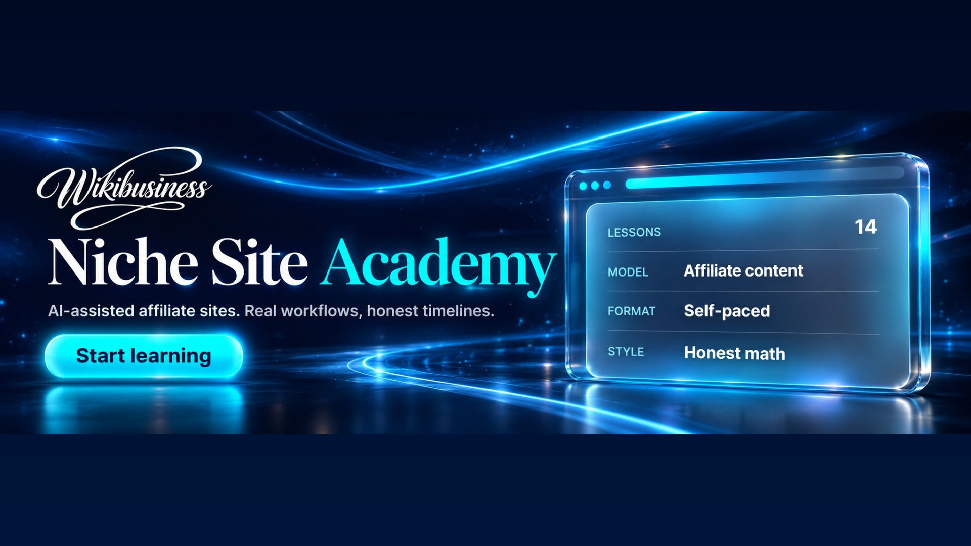 Wikibusiness Niche Site Academy