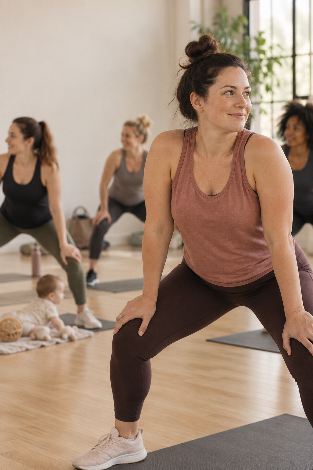 New Mothers: Rejoin Group Workouts Without Hiding Modifications