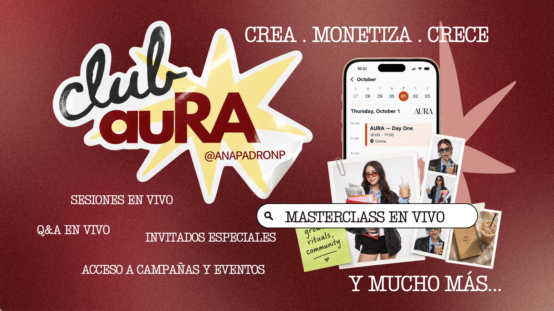 Club AURA: La comunidad para creadoras que quieren vivir de sus ideas