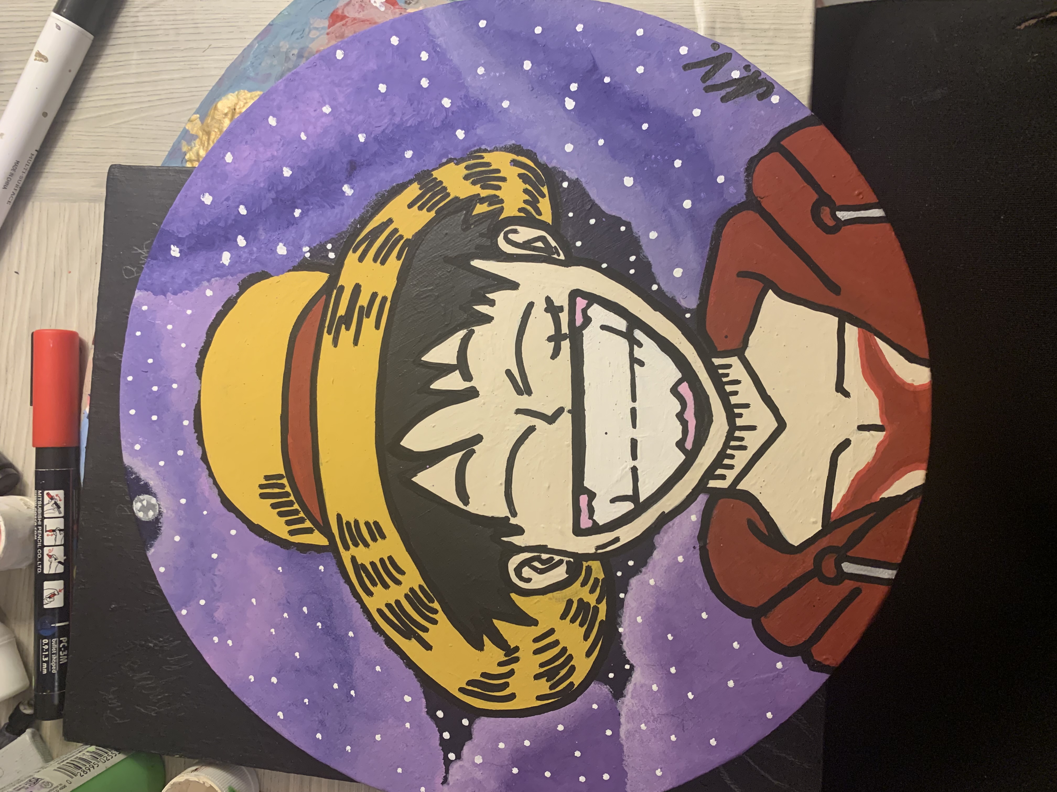 Luffy painting 