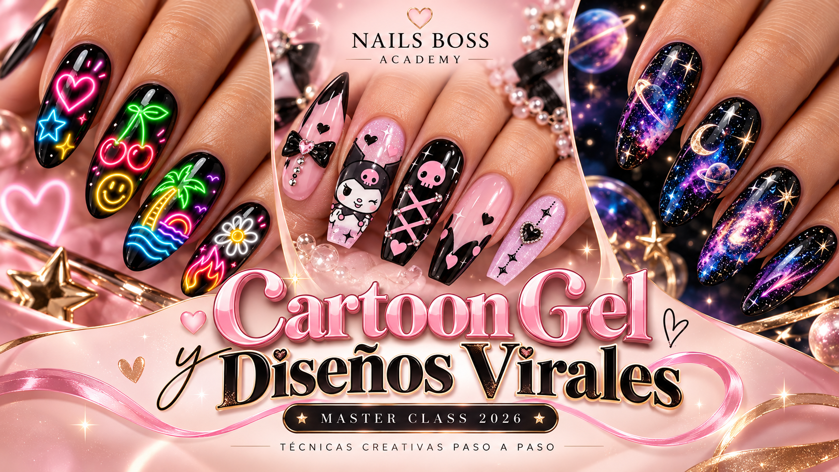 Nail Art Masterclass: "Cartoon Gel y Diseños Virales"