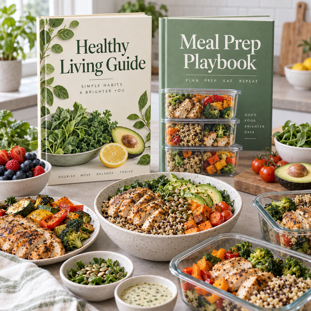 Healthy Living & Meal Prep Ebook Bundle