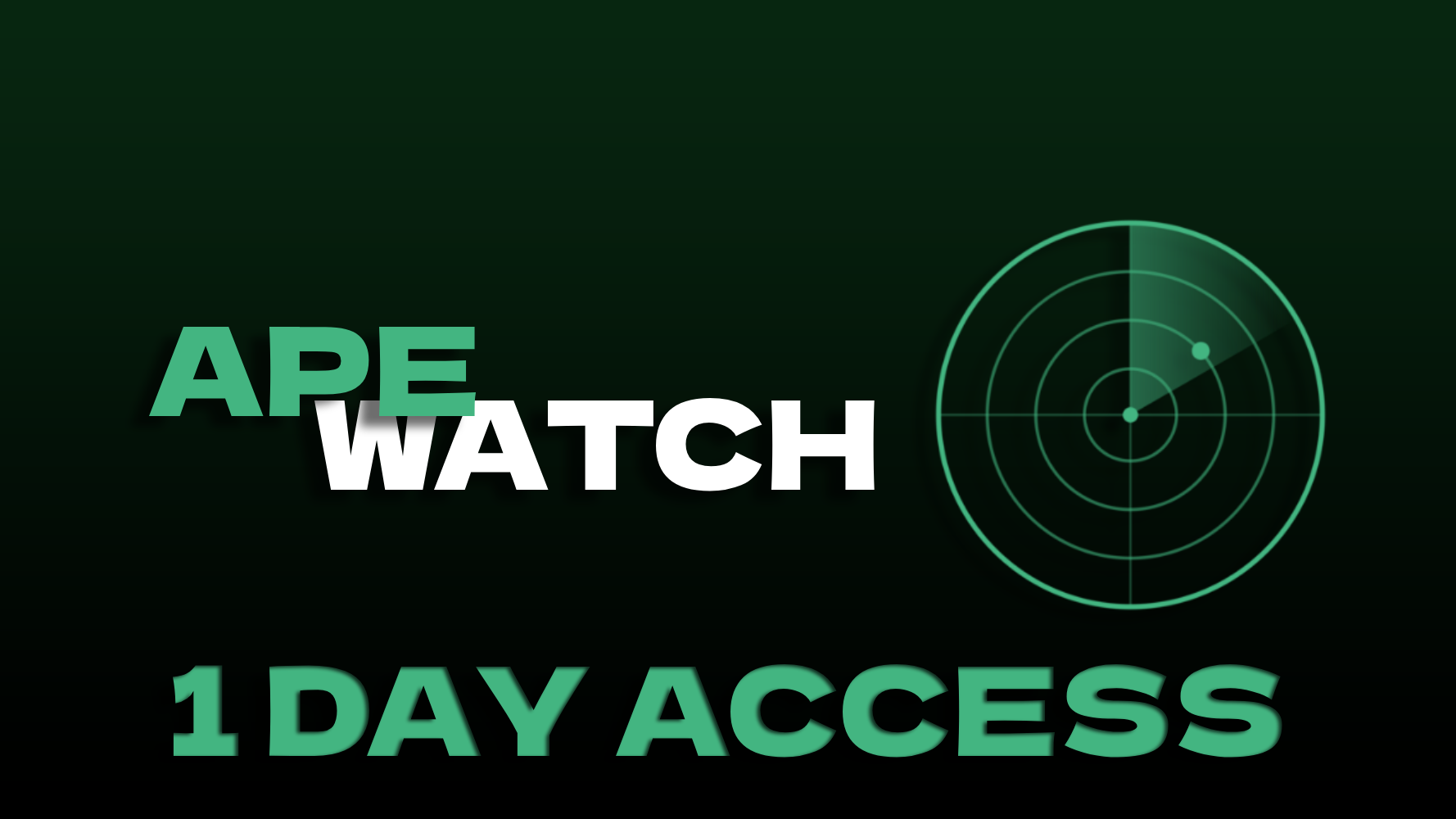 Ape Watch - 1 Day Access