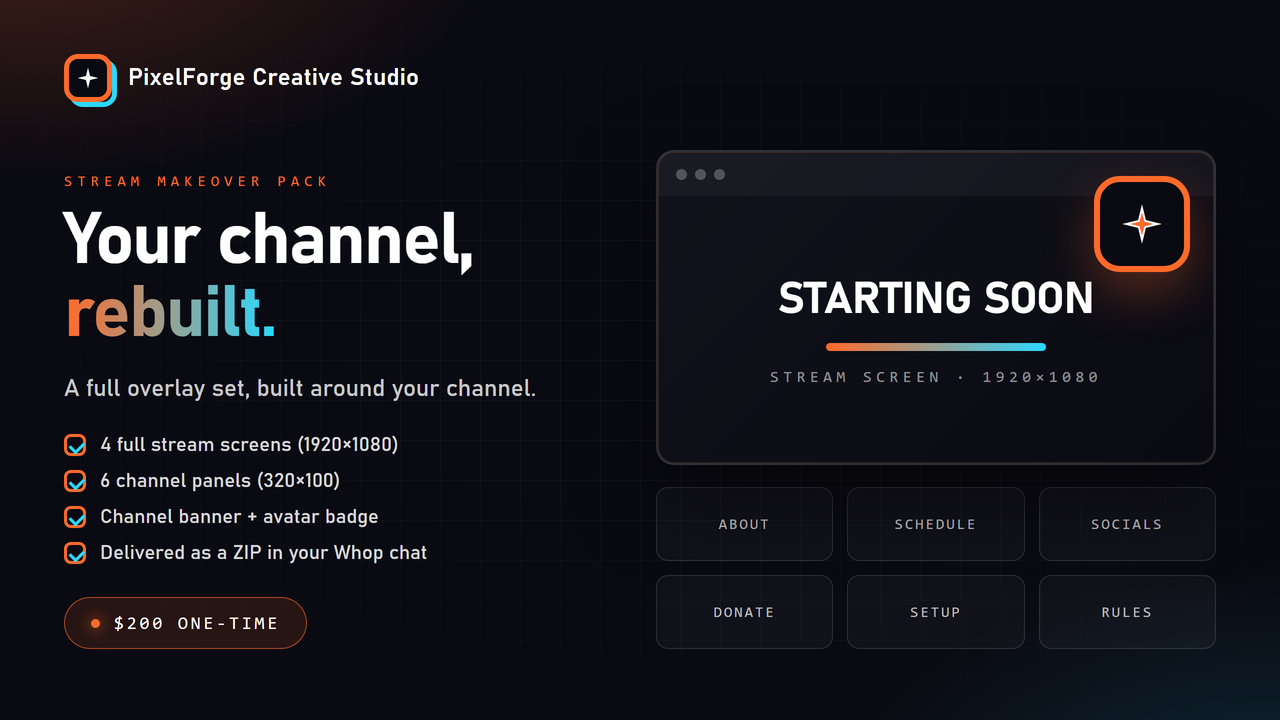 Stream Makeover Pack