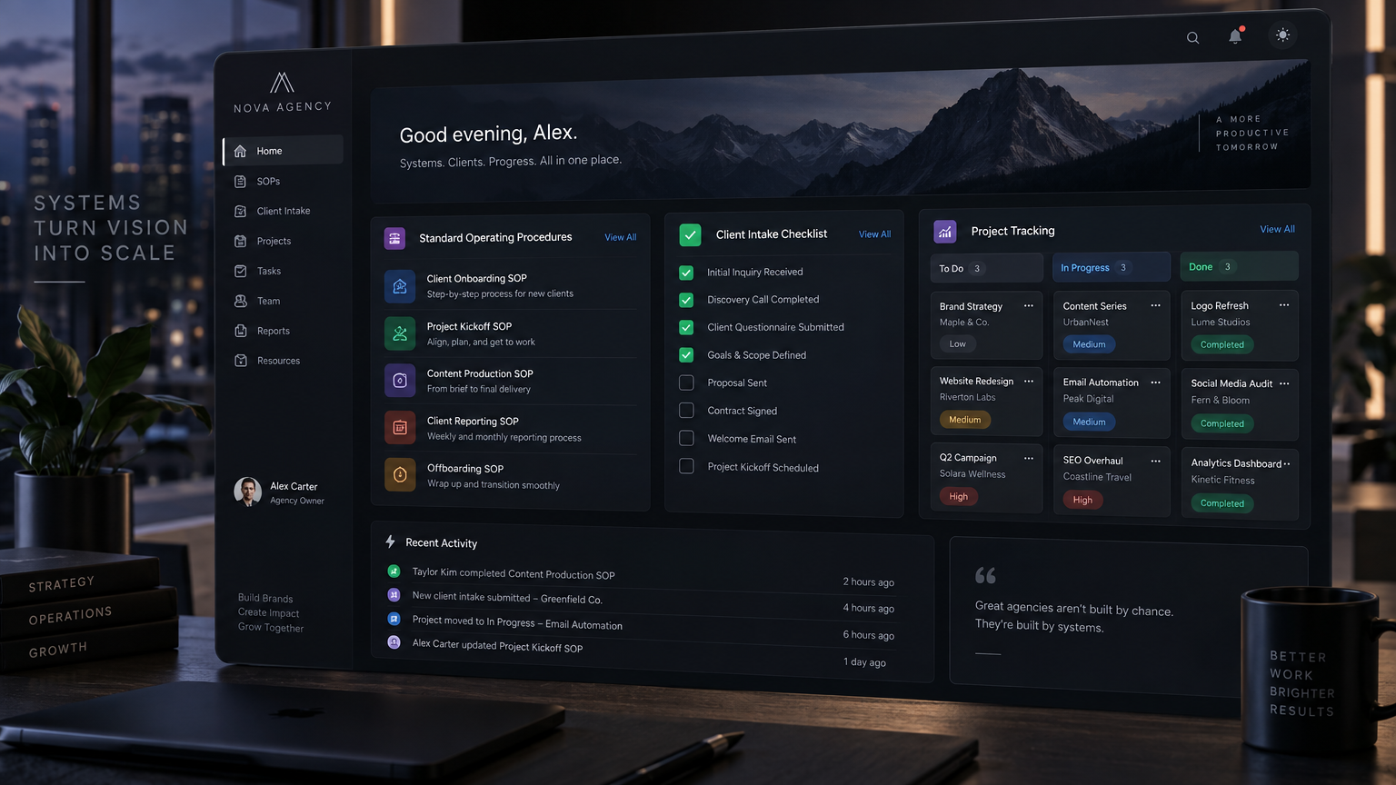 Agency Momentum Hub