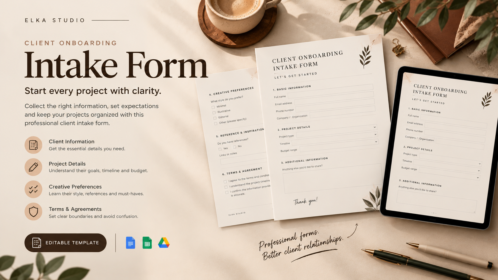 Client Onboarding Intake Form
