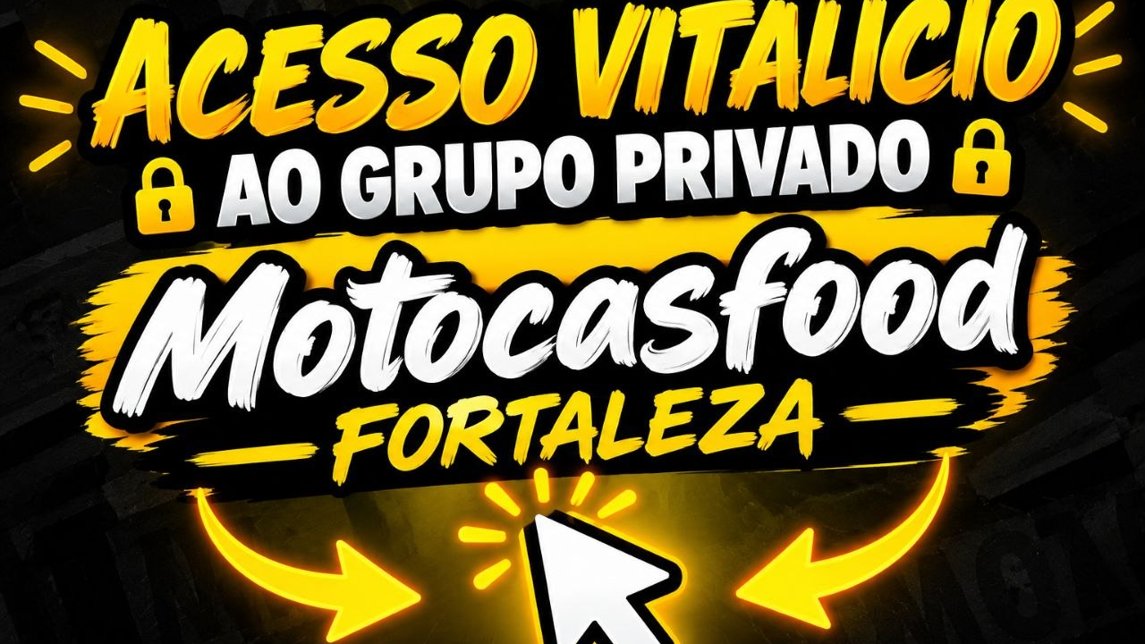 Acesso vitalicio a grupo privado do motocas food Fortaleza