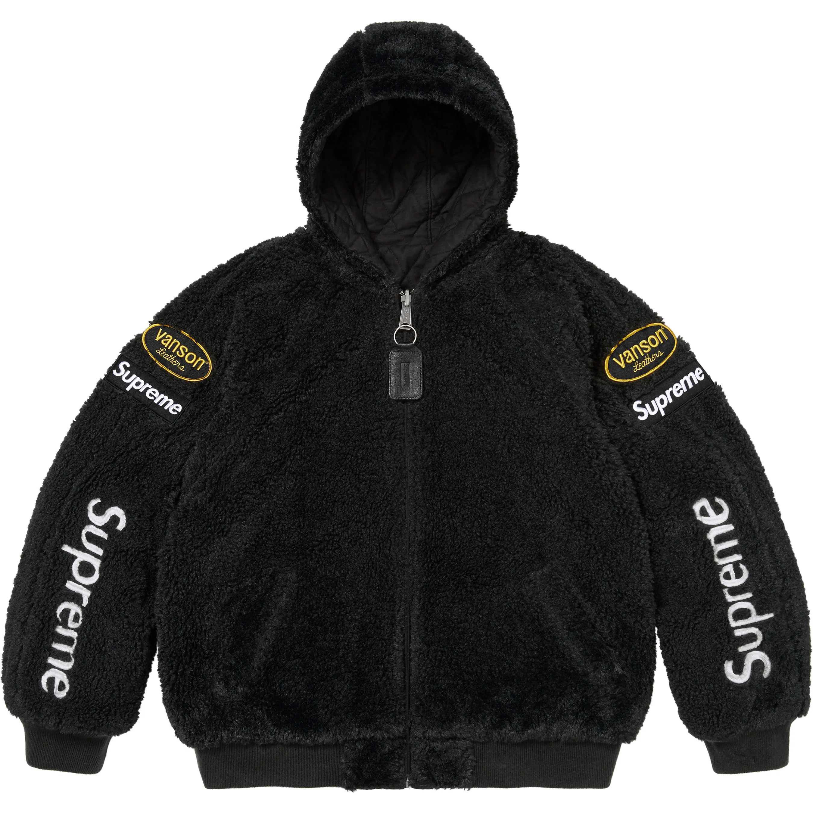 Supreme®/Vanson Leathers® Reversible Quilted Hooded Jacket