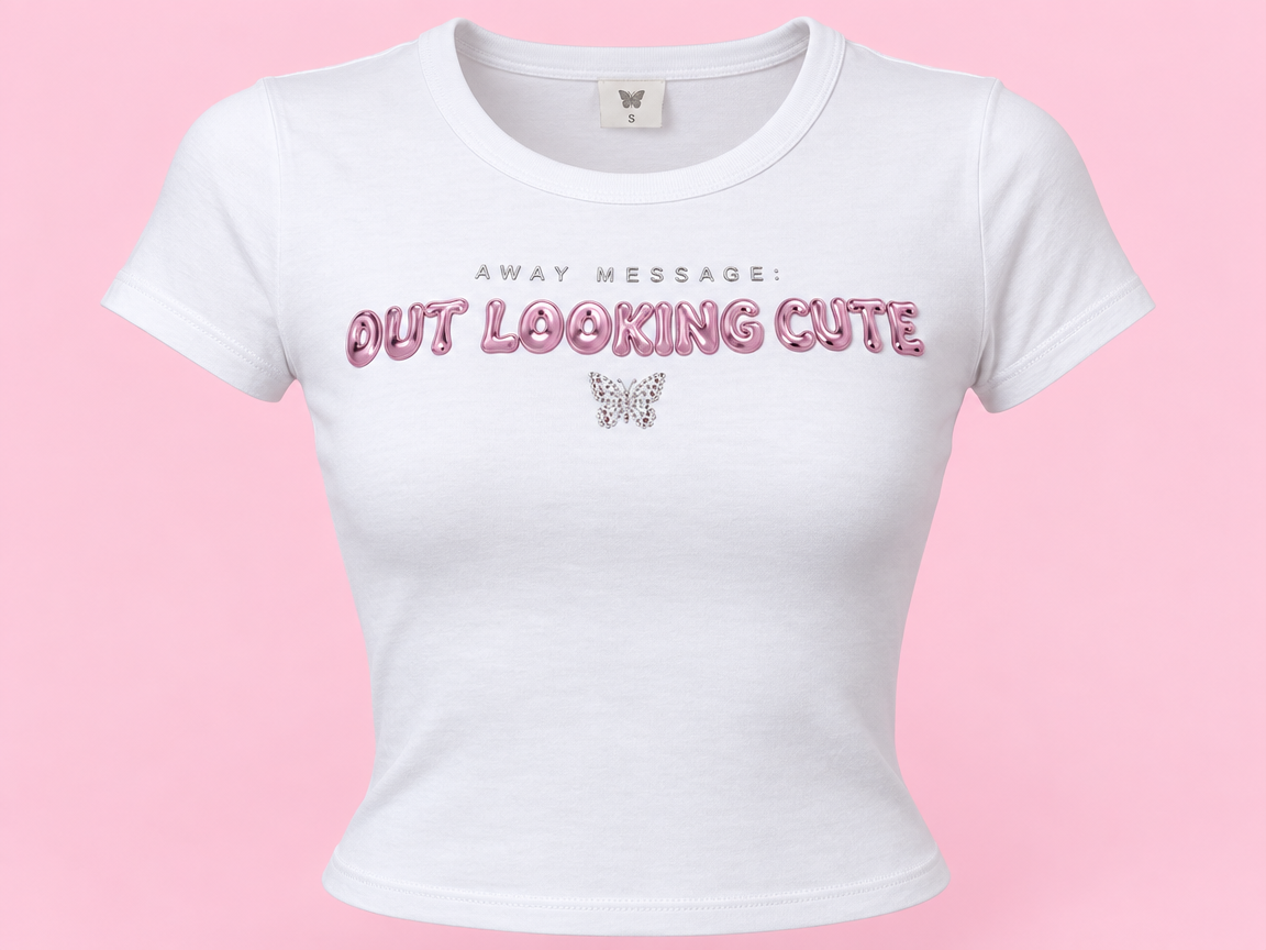 Away Message Baby Tee