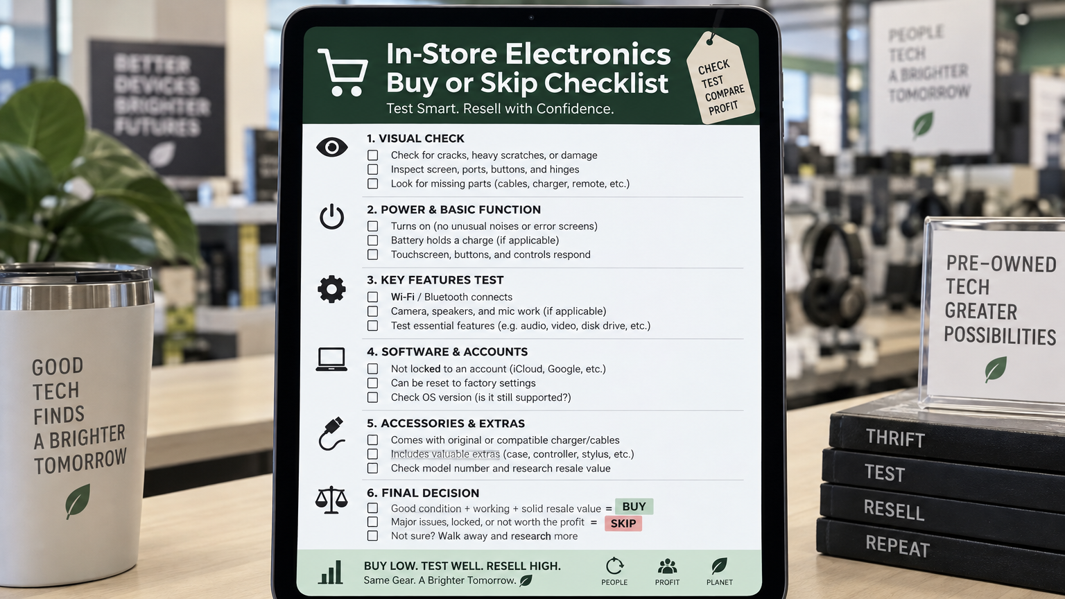 Electronics Buy/Skip Checklist