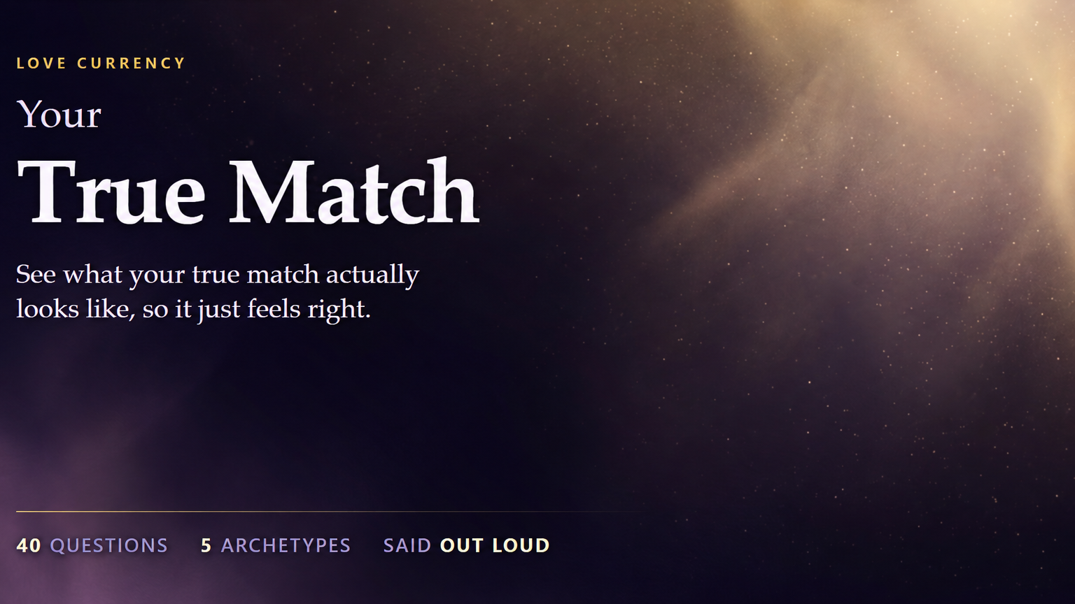 Your True Match