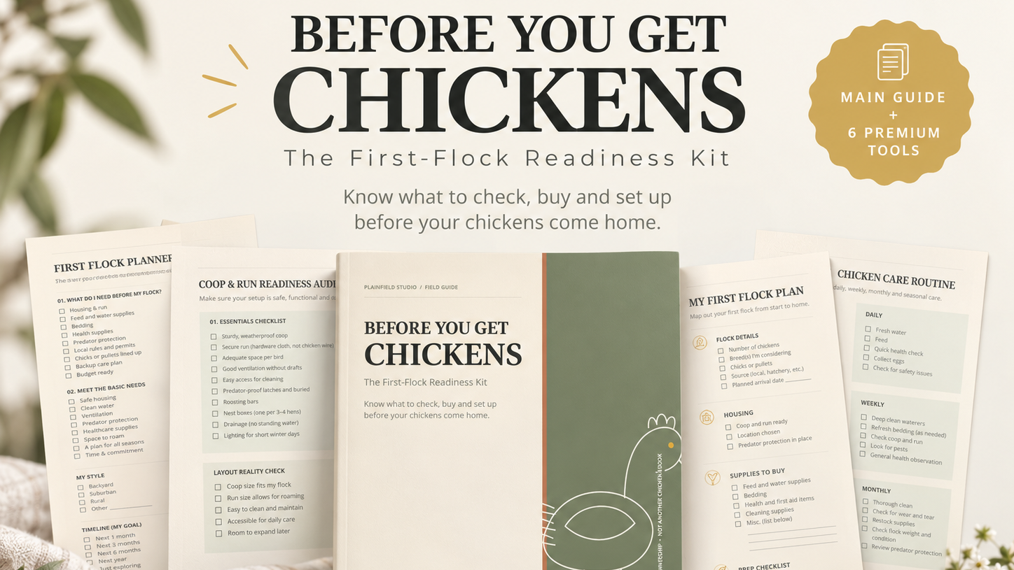 Before You Get Chickens – First-Flock Readiness Kit