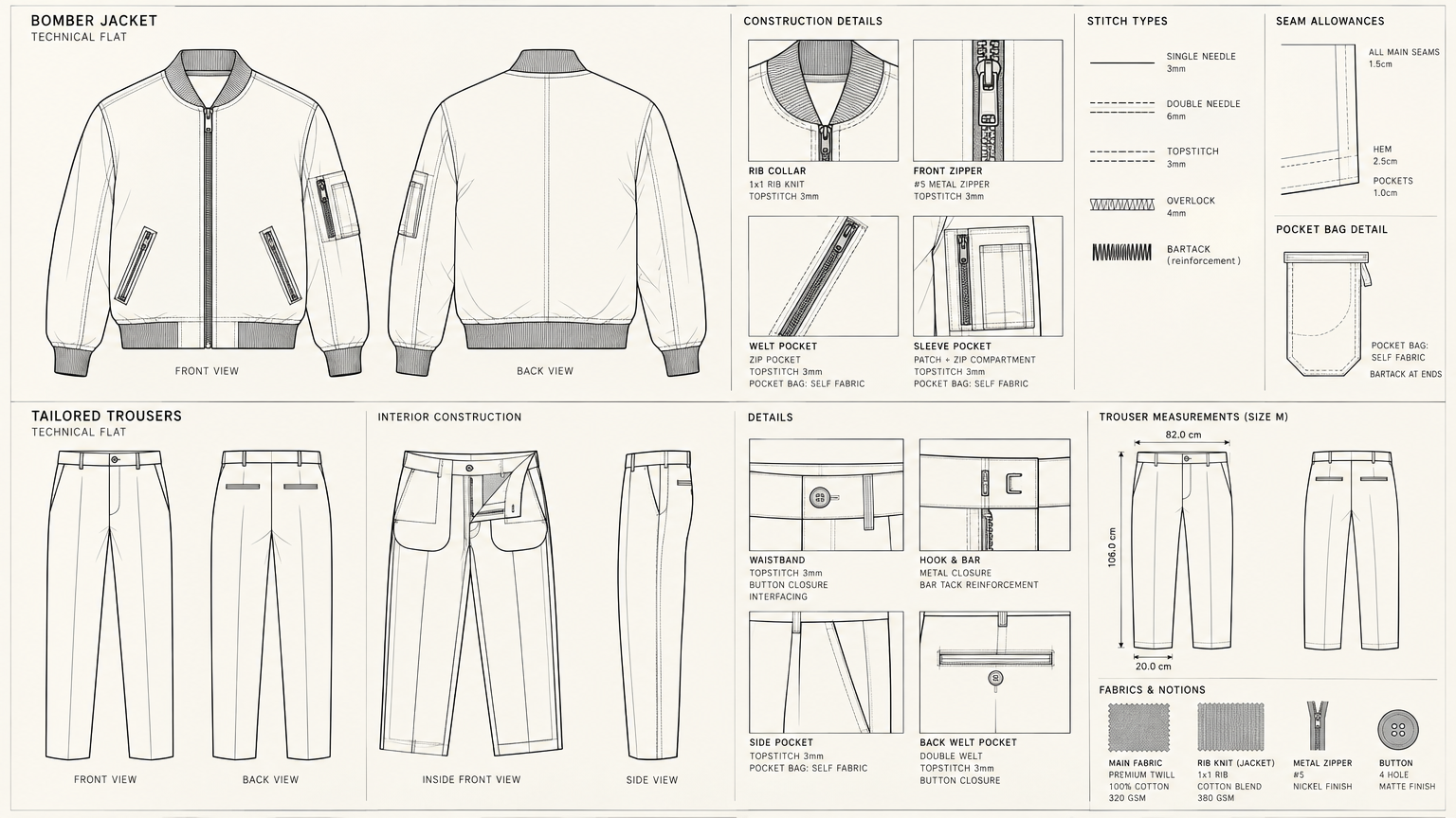 Luxury Garment Tech Pack Vault