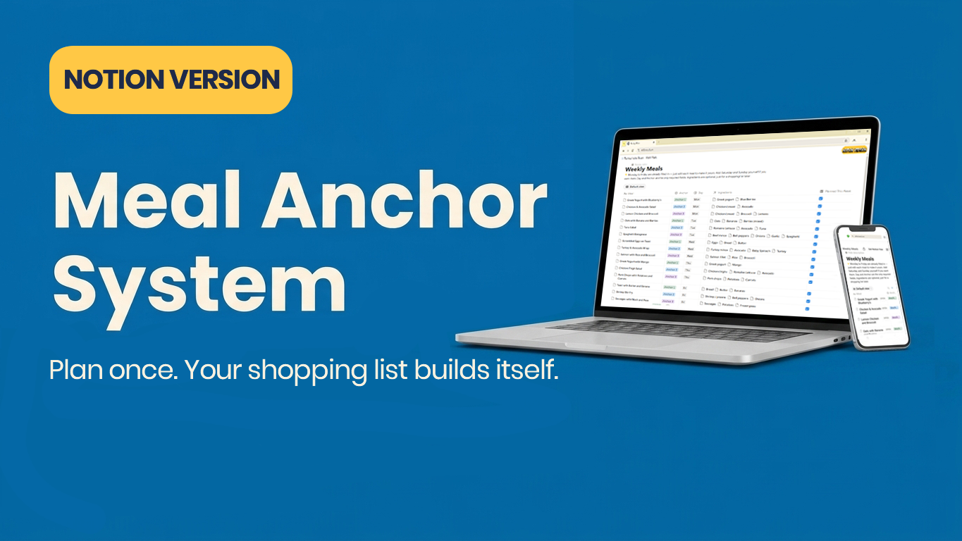 The Meal Anchor System — Notion Version