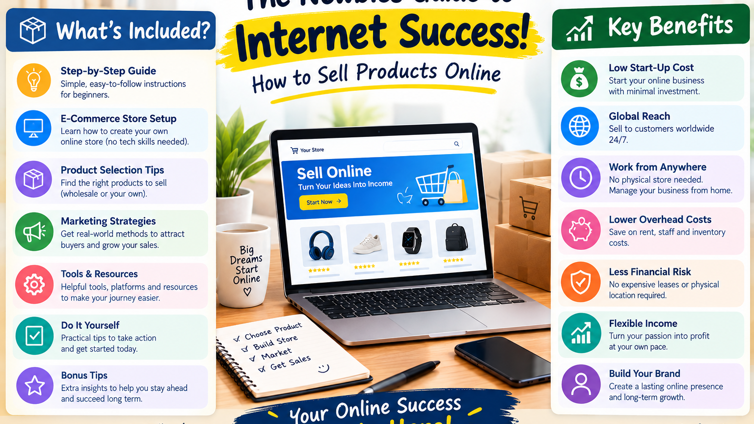 Newbies to the internet success 