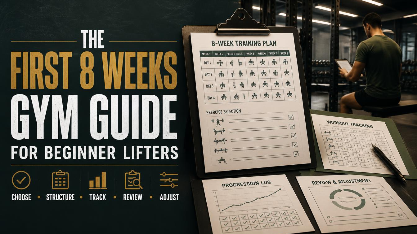 The First 8 Weeks Gym Guide for Beginner Lifters