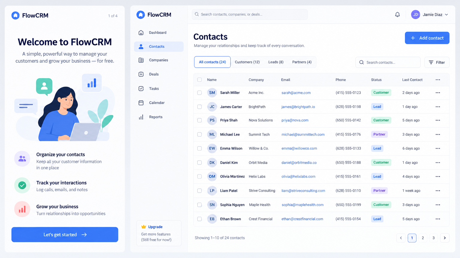 Viral CRM — CRM Gratis