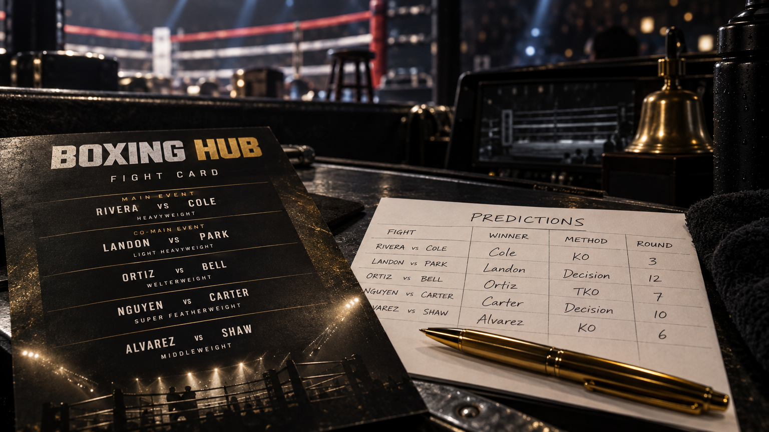Boxing Hub Prediction League