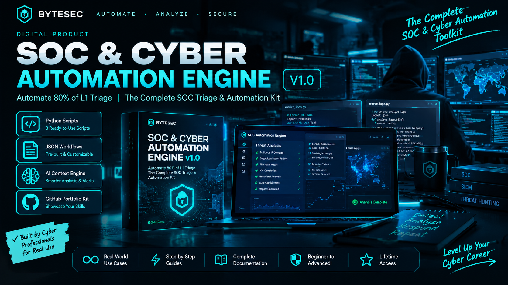 SOC & CYBER AUTOMATION ENGINE v1.0