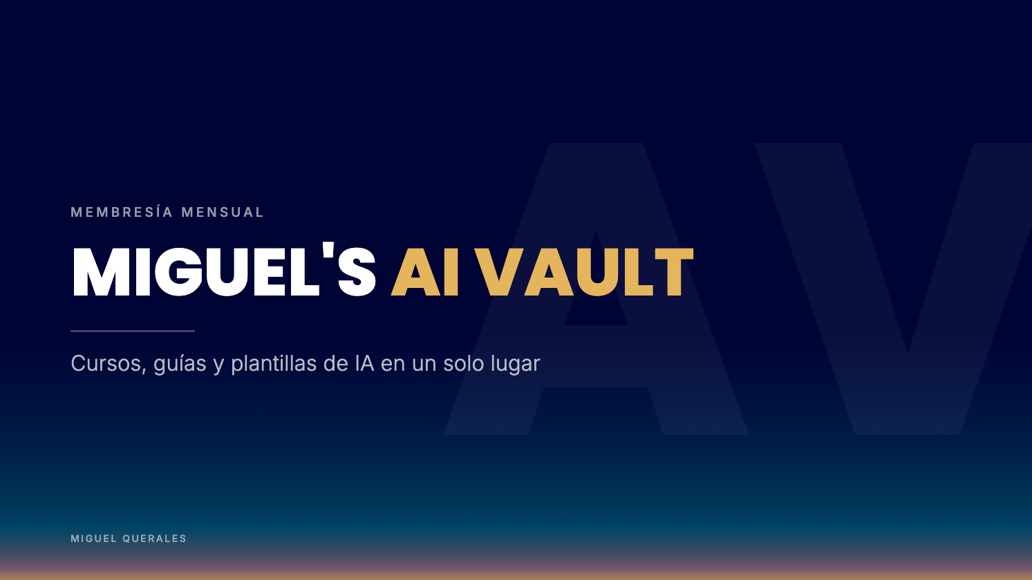 Miguel's AI Vault