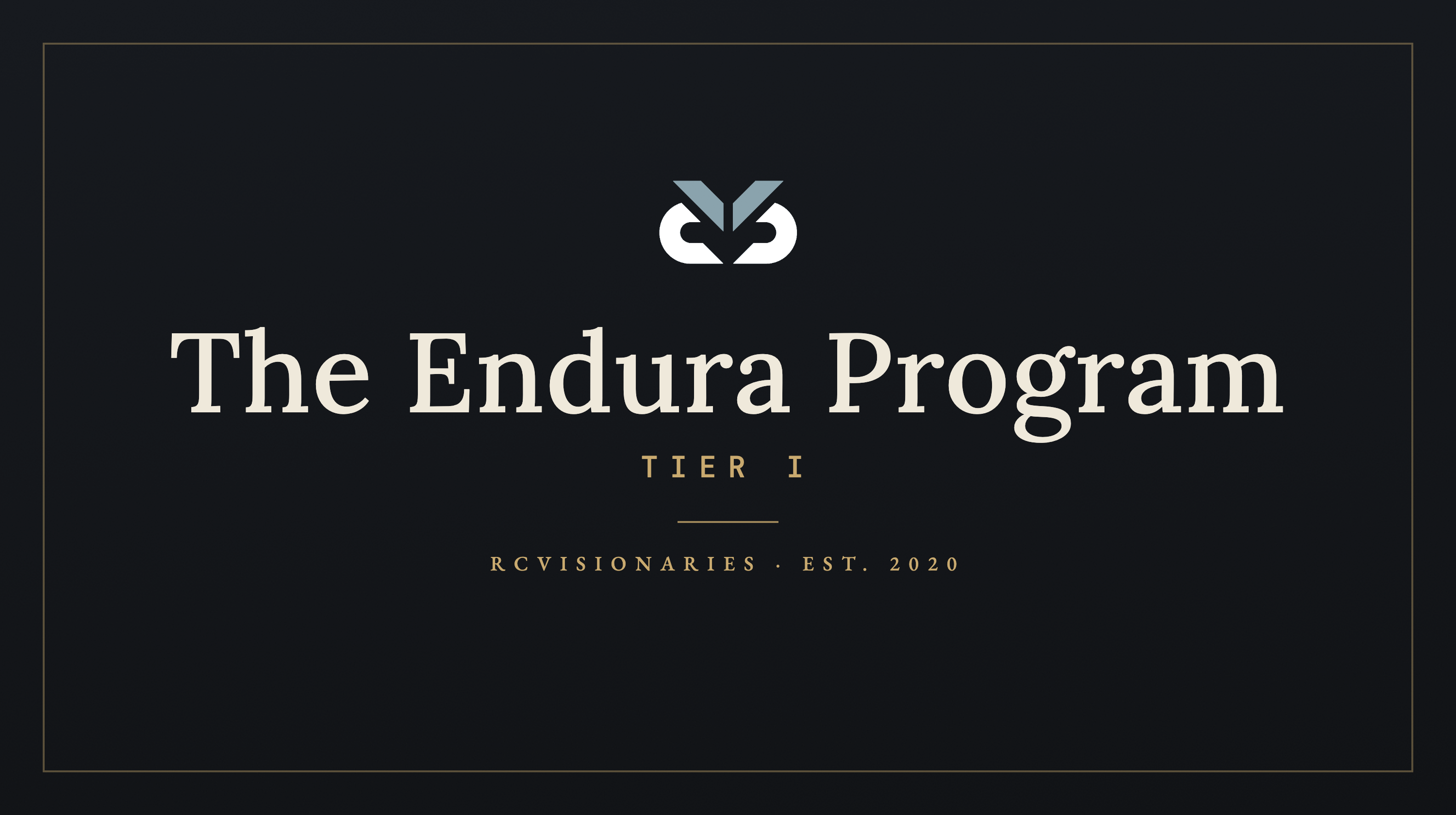 The Endura Program · Tier I