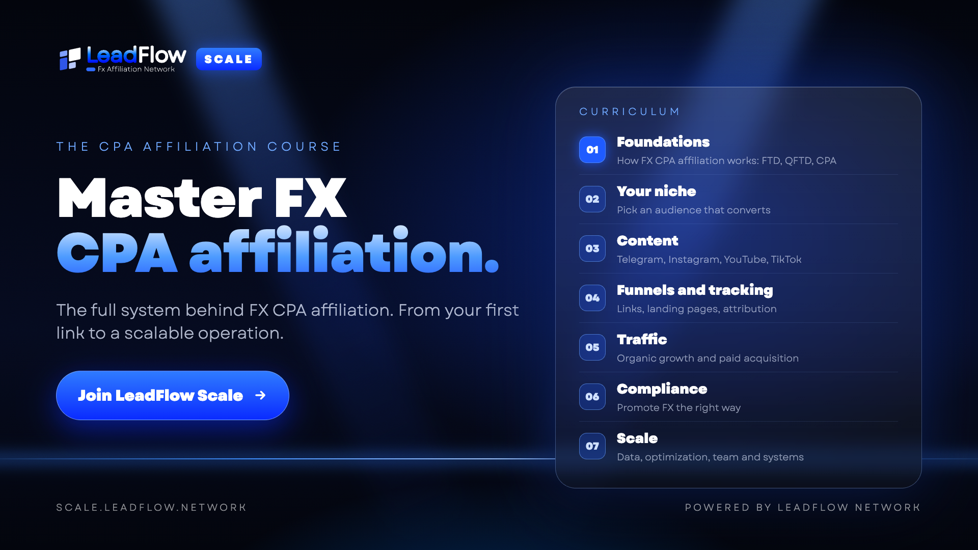 LeadFlow Scale: The FX CPA Affiliation Course