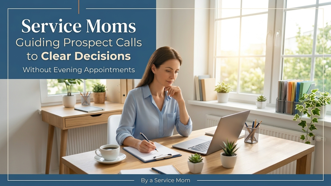 Service Moms Guiding Prospect Calls to Clear Decisions Without Night Appointment