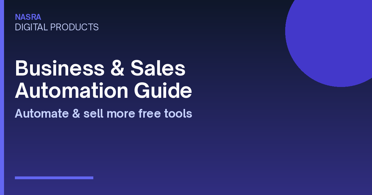 Business & Sales Automation Guide