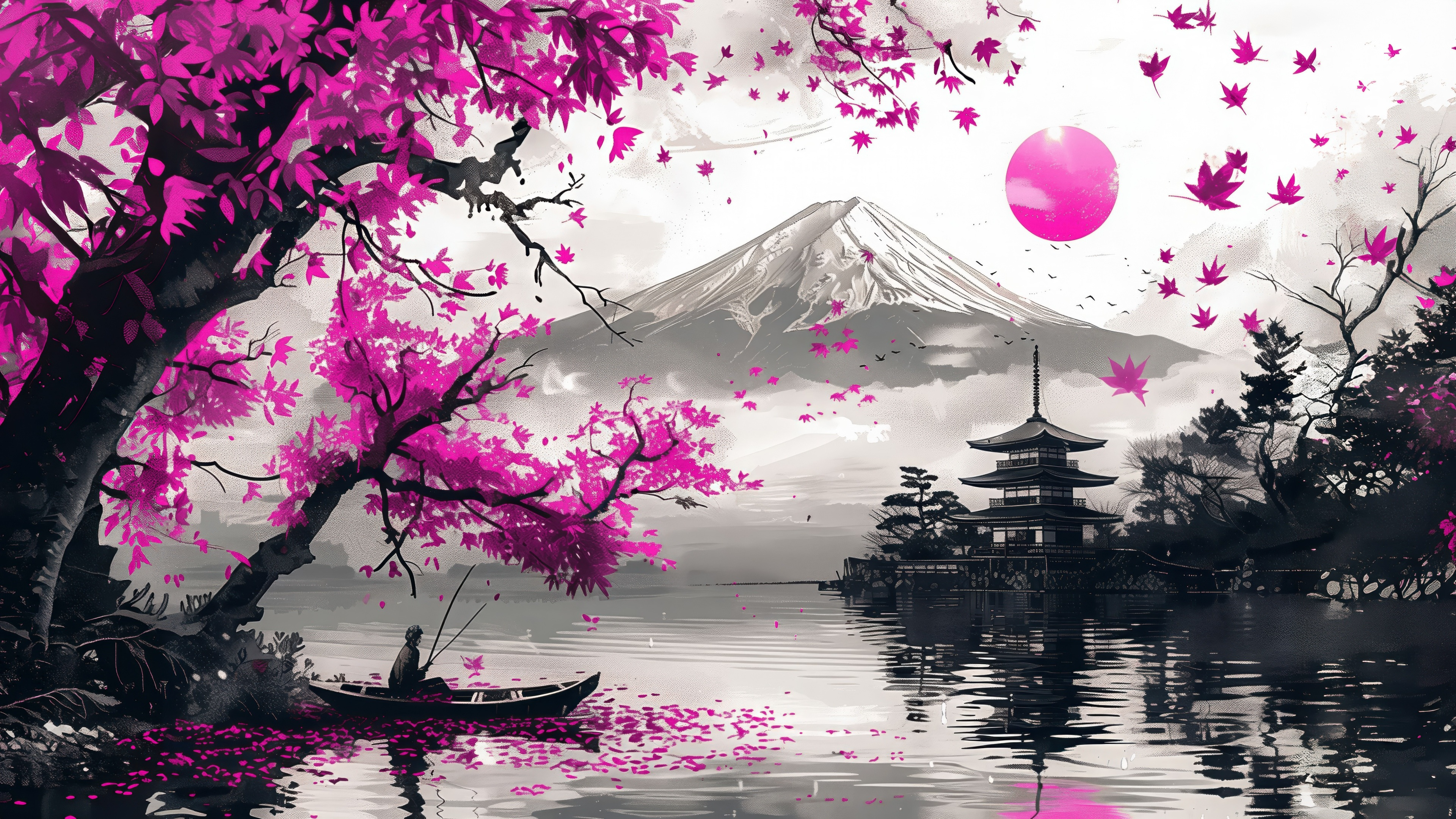 wallpaper pink japan