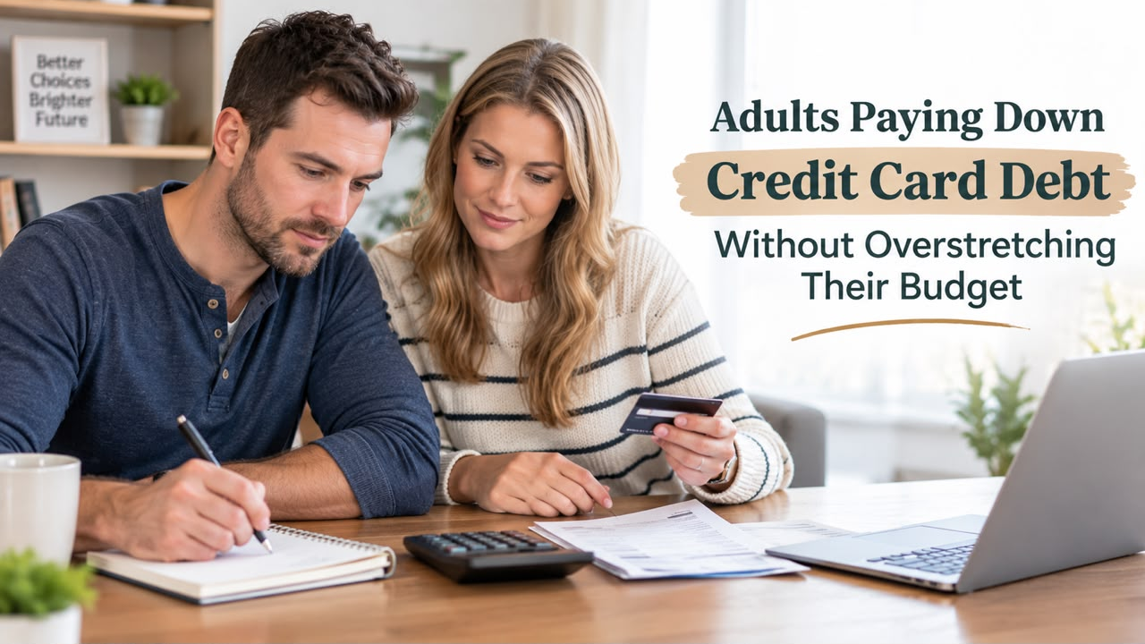 Adults Paying Down Credit Card Debt Without Overstretching Their Budget