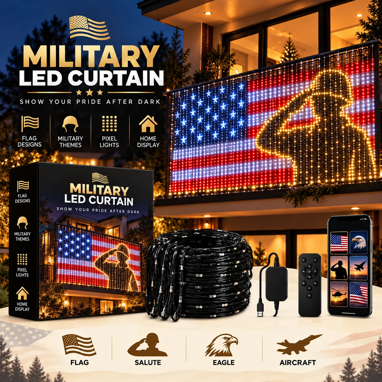 Military LED Curtain