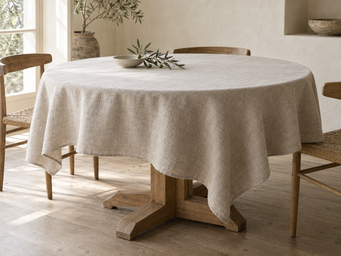 European Linen Tablecloth