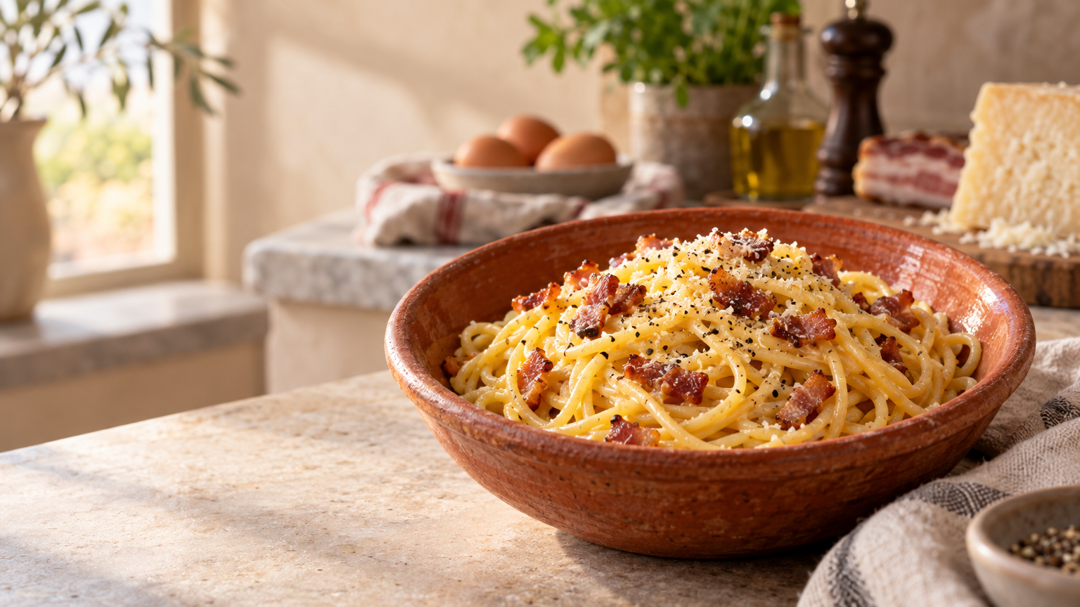 Pasta a la carbonara