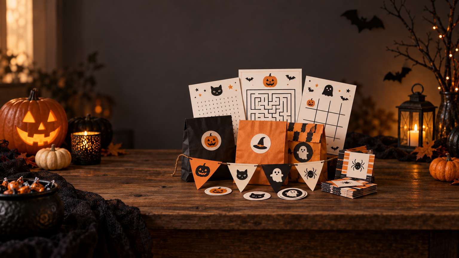 Halloween Party Printable & Games Kit