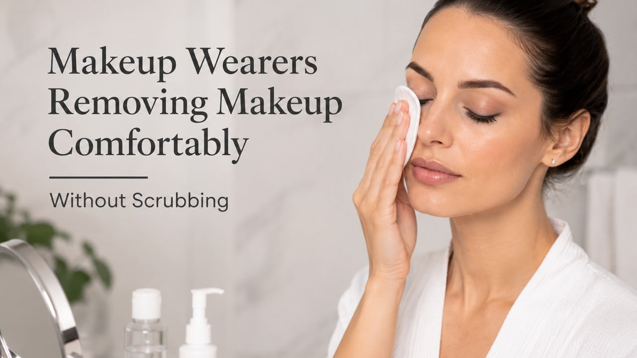 Makeup Wearers Removing Makeup Comfortably Without Scrubbing
