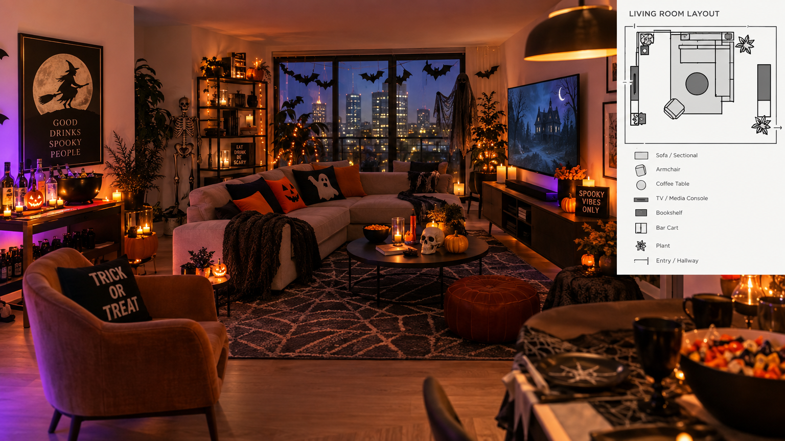 Apartment Halloween Bash Kit