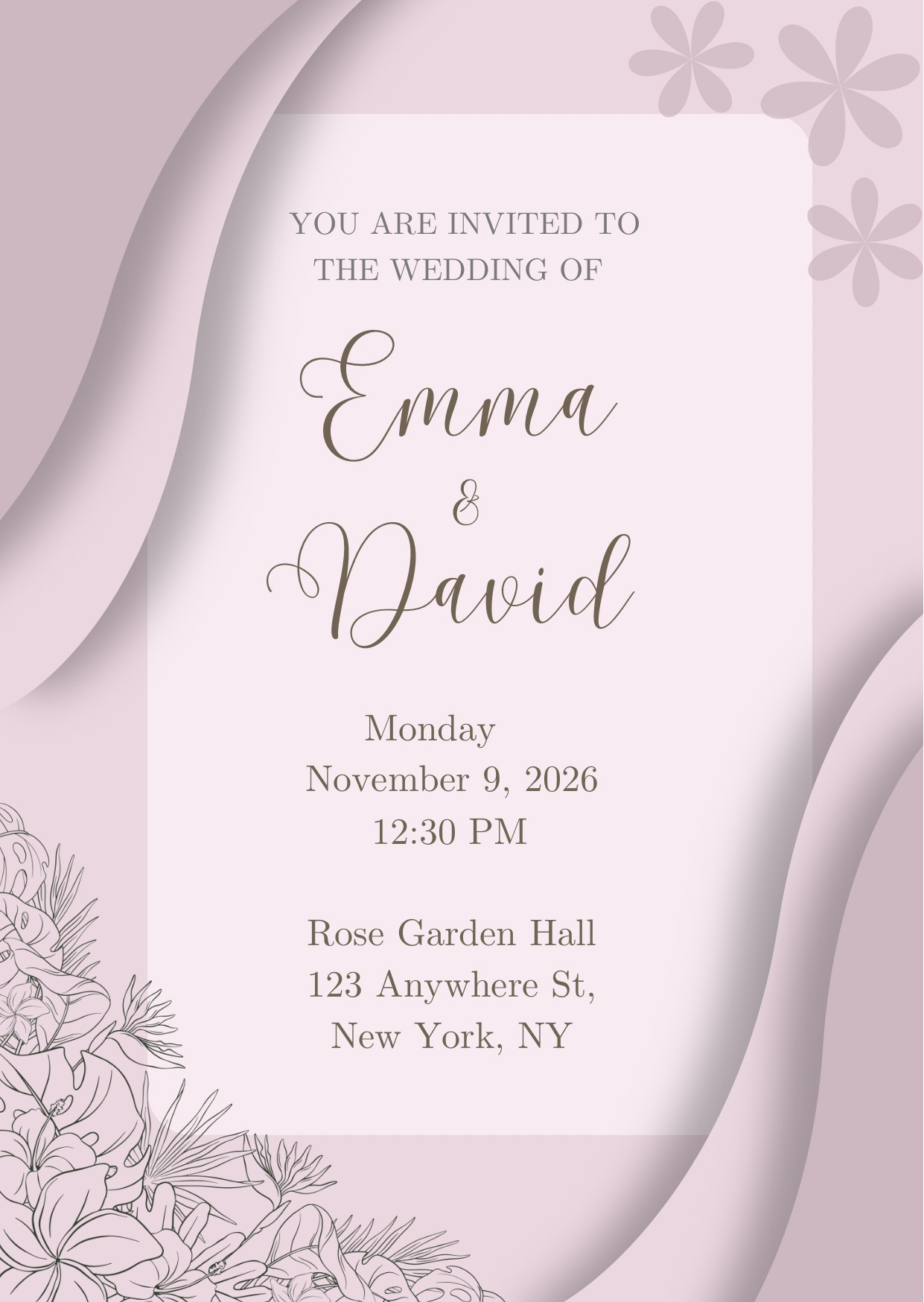 Wedding template 