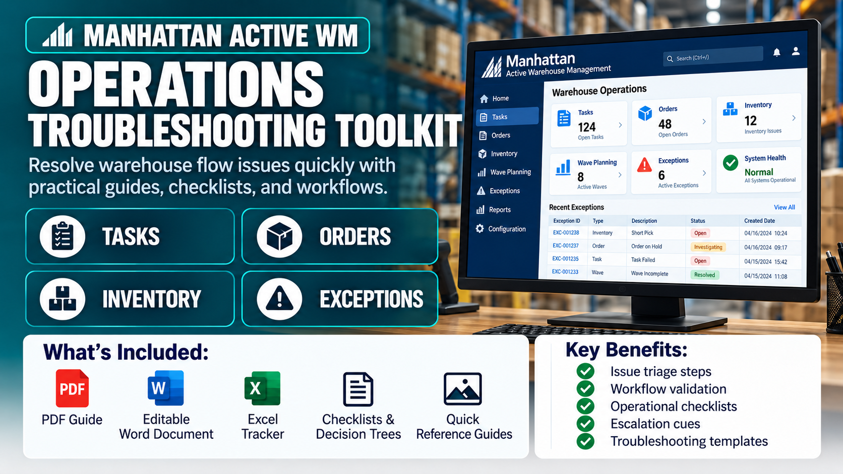 Manhattan Active WM Operations Troubleshooting Toolkit