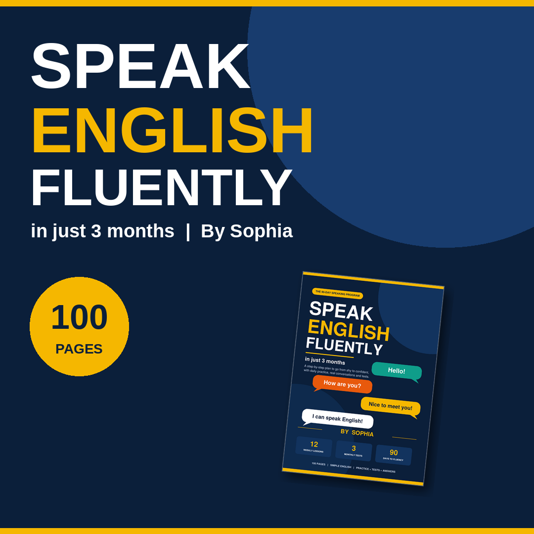 Speak English Fluently in 90 Days