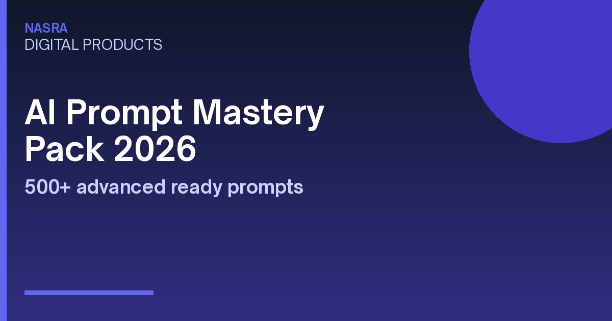 AI Prompt Mastery Pack 2026