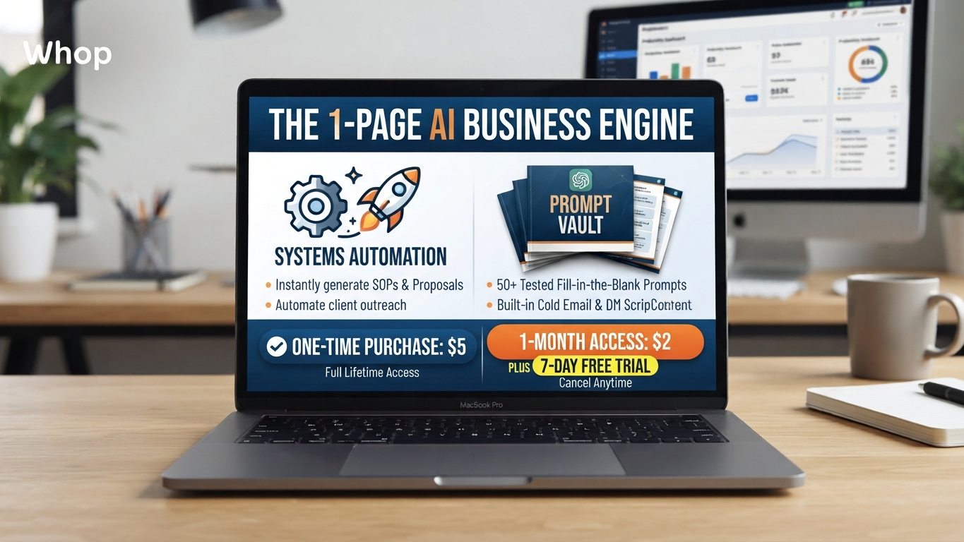 The 1-Page AI Business Engine & Prompt Vault