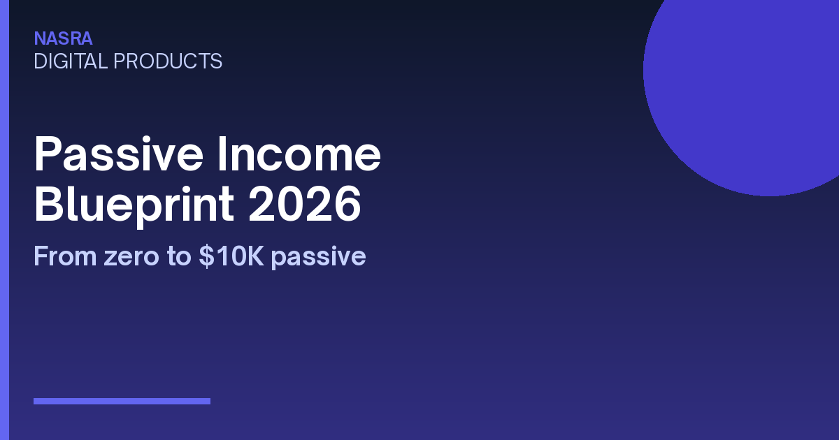 Passive Income Blueprint 2026
