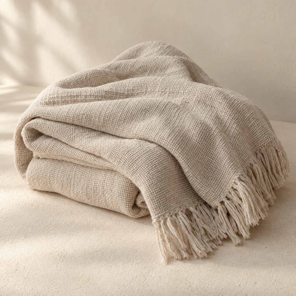 Washed Cotton Throw